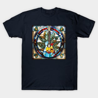 Botanical Burst Guitar T-Shirt